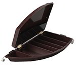 Carlisle 140101 Money Maid Round Clip on For Round Trays, Brown