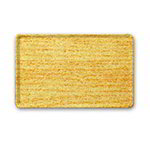 Carlisle 1222LWFG063 Cafeteria Tray w/ Low Edge, 12 x 22-in, NSF, Pecan