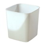 Carlisle 156802 8-qt Square Food Storage Container, NSF, White