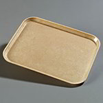 Carlisle 2216DFG031 Rectangular Cafeteria Tray - 22-1/8x16