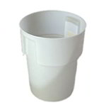 Carlisle 220002 22-qt Round Bain Marie Container - White