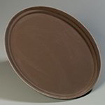 Carlisle 2500GR076 Oval Serving Tray - 24x19-1/4