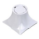 Carlisle 3330202 4-in Melamine Pedestal, White