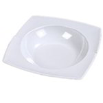 Carlisle 3331802 15-in Melamine Bowl w/ Rim, White