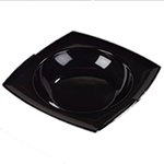 Carlisle 3331803 15-in Melamine Bowl w/ Rim, Black