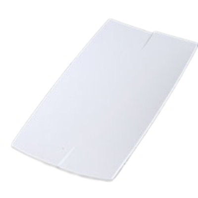 Carlisle 3332002 Rectangular Rave Platter - 10x5" Melamine, White