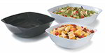 Carlisle 3336002 5-qt Flared Square Melamine Bowl, 11-3/4-in, White