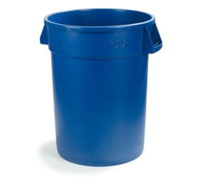 Carlisle 34102014 20-Gallon Round Waste Container, Blue