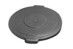 Carlisle 34105623 Waste Container Lid for 55-Gallon Container, Grey