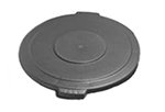 Carlisle 34101123 10-gal Round Waste Container Lid - Polyethylene, Gray