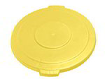 Carlisle 34103304 Waste Container Lid for 32-Gallon Container, Yellow