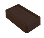 Carlisle 34202469 Trimline Swing Top Waste Container Lid, Dark Brown