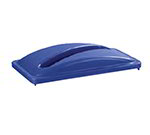 Carlisle 342026REC-14 15-gal Paper Recycle Waste Container Lid - Plastic, Blue