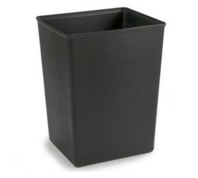 Carlisle 344042-03 42-gal Square Waste Container Rigid Liner - Polyethylene, Black