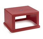 Carlisle 344057-05 56-gal Square Waste Container Hood Lid - Polyethylene, Red
