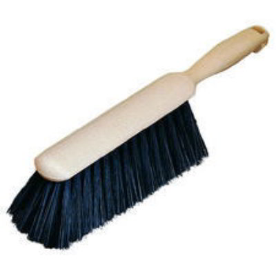 Carlisle 3615000 8-in Counter Bench Brush, 2-1/8-in Horsehair Bristles, Grey