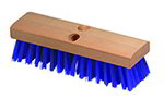 Carlisle 3617514 Narrow Floor Scrub Brush w/ No Handle, 10-in w/ Blue Bristles