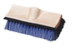 Carlisle 3619014 10-in Flo-Pac Dual Action Floor Brush w/ Squeegee, Blue Bristles