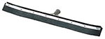 Carlisle 36324C00 Single Blade Floor Squeegee w/ Curved End, 24-in Long, Black