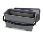 Carlisle 363301923 6-gal Microfiber Squeegee Bucket - Polypropylene, Gray