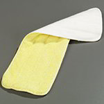 Carlisle 363321804 Microfiber Looped End Wet Mop Pad, 18-in, Yellow