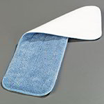 Carlisle 363321814 Microfiber Looped End Wet Mop Pad, 18-in, Blue