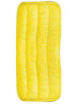 Carlisle 363322404 Microfiber Looped End Wet Mop Pad, 24-in, Yellow