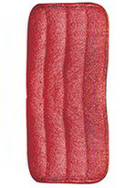 Carlisle 363322405 Microfiber Looped End Wet Mop Pad, 24-in, Red