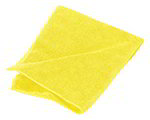 Carlisle 3633404 Microfiber Terry Cleaning Cloth, 16 x 16-in, Yellow