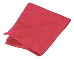 Carlisle 3633405 Microfiber Terry Cleaning Cloth, 16 x 16-in, Red
