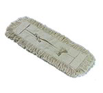 Carlisle 364754800 Dust Mop Canvas w/ Cotton Yarn, 48-in Oblong, Refill, Launderable