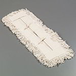 Carlisle 364752400 Dust Mop Canvas w/ Cotton Yarn, 24-in Oblong, Refill, Launderable