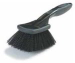 Carlisle 3650603 Polypropylene Utility Brush, 8-in Ergonomic Handle, Black
