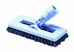 Carlisle 36530014 Heavy Duty Swivel Scrub Floor Brush w/ No Handle, 8-in, Blue