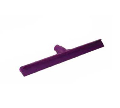Carlisle 3656768 20" Floor Squeegee Head - Straight, Foam Rubber Blade, Purple