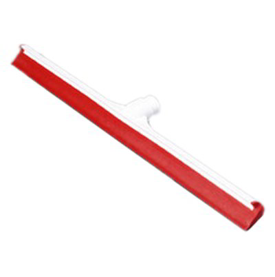Carlisle 3656805 24" Floor Squeegee Head - Straight, Foam Rubber Blade, Red