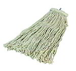 Carlisle 369024C00 Screw Top Mop Head - #24, 4-Ply, Cut End, Cotton Yarn