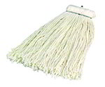 Carlisle 369024R00 Screw Top Mop Head, White Rayon Yarn, #24