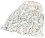 Carlisle 36913200 8-Ply Mop Head w/ Cut-End, White Rayon Yarn, #32