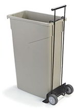Carlisle 36920-103 Dolly w/ Wire Frame For 23-Gallon Trimline Container, Black