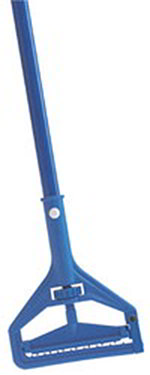 Carlisle 36937500 Quick Change Mop Handle w/ Plastic Head, Blue Fiberglass Handle