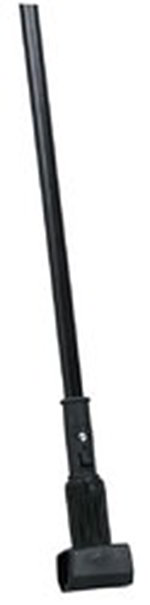Carlisle 3697000 60-in Mop Handle, Black Vinyl Coated Metal