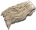 Carlisle 36973200 8-Ply Mop Head w/ Narrow Banded Natural Cotton Yarn, #32
