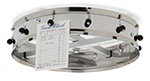 Carlisle 3812CH 12-Clip Ceiling Hung Order Wheel, Stainless Steel