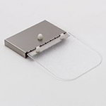 Carlisle 38132 Hinged Lid For Fountain Jars, Stainless Steel And Acrylic