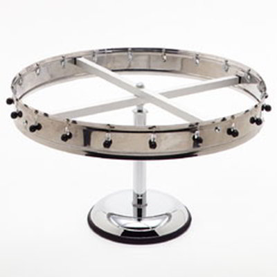 Carlisle 3820MP 23" Pedestal Order Wheel - Adjustable, Stainless