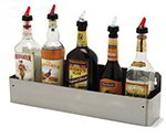 Carlisle 38322BH Speed Rail w/ 1-Tier Keyhole For (5) 1-Liter Bottles, Stainless