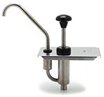 Carlisle 38550RC Condiment Pump, Stainless Steel, Black