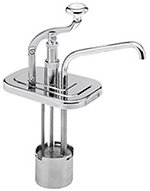 Carlisle 38558 Chocolate Pump For 2-1/2-qt 38508 Fountain Jar, Stainless