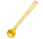 Carlisle 395604 1-oz Solid Portion Spoon - Long Handle, Poly, Yellow